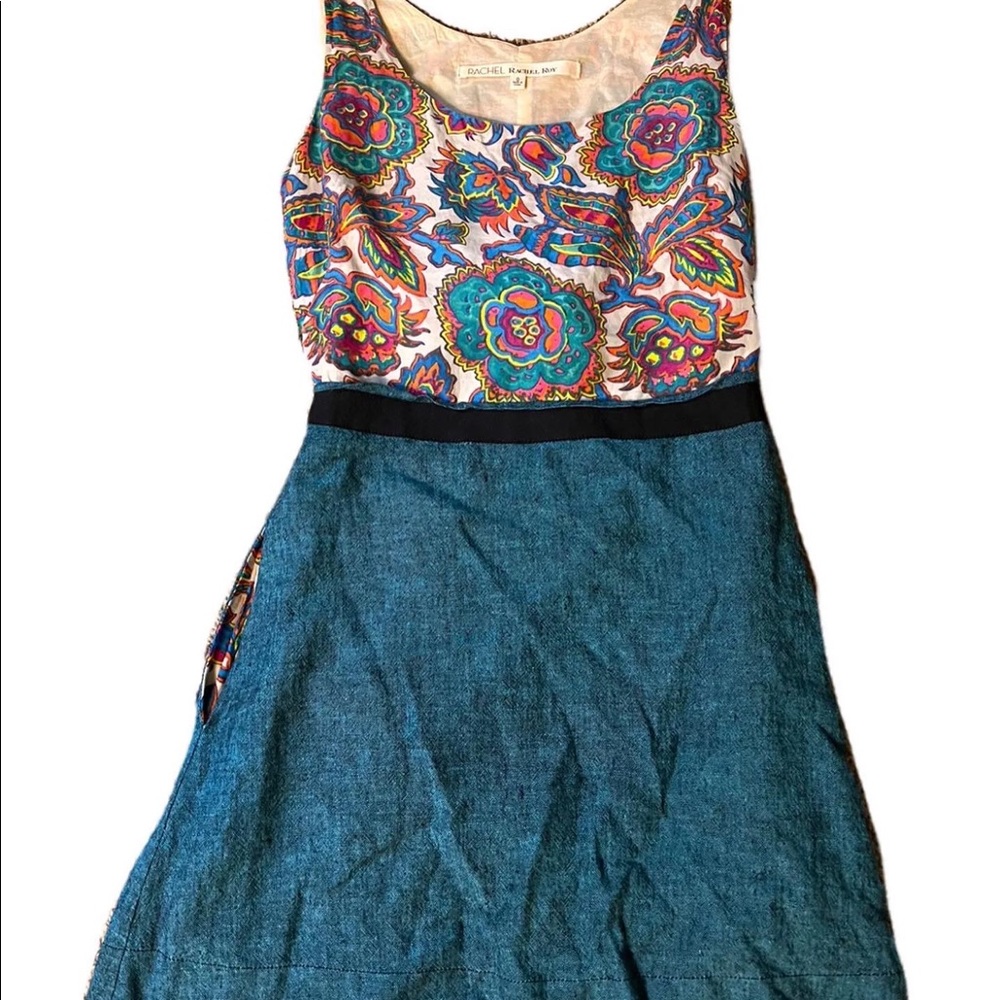Rachel Roy vintage floral dress 0